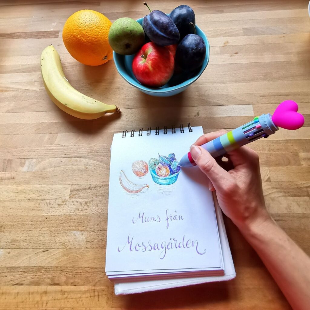 Fruktskål från mossagården